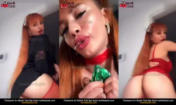 Nupelda ifşa Prezervatifli dildoyu götüne soktu