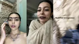 Beste Berk ve Lina Altun Duştan sonra takılıyor lezbiyen