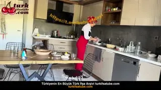 Fatma ile Her telden ifşa Detaylı mutfak temizledi