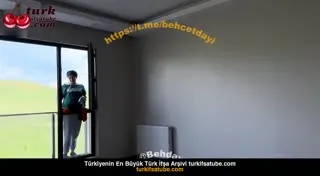 Fatma ile her telden ifşa Yeni evinin camlarını sildi